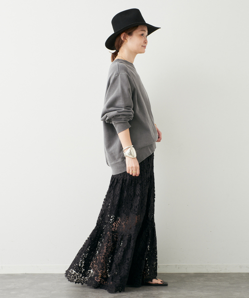 Deuxieme Classe（ドゥーズィエムクラス）の「*Vintage Off Shoulder プルオーバー（スウェット・レディース・ベージュ/ブラック系その他・FREE）」の14枚目の写真