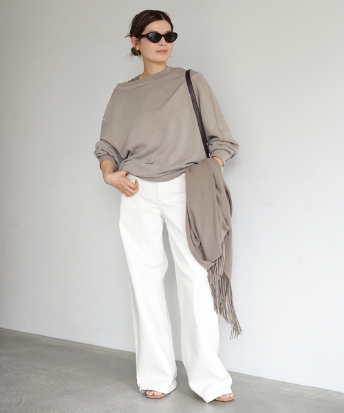Deuxieme Classe Vintage サーマル プルオーバー Vintage Off Shoulder プルオーバー（スウェット）｜Deuxieme Classe