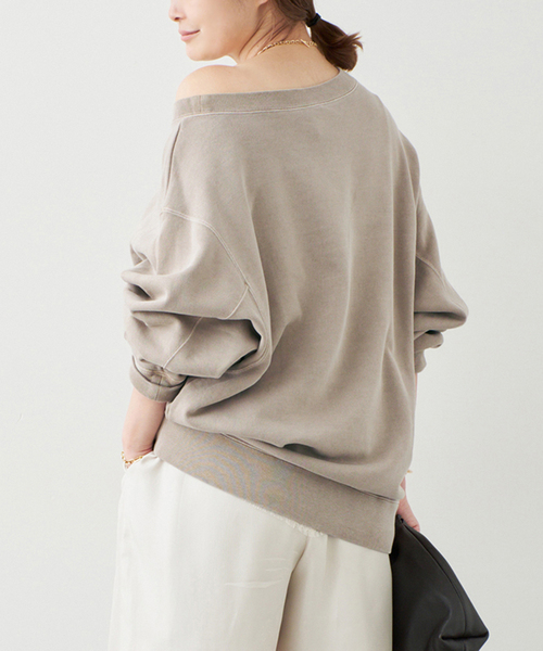 Vintage Off Shoulder プルオーバー（スウェット）｜Deuxieme Classe