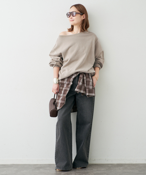 Vintage Off Shoulder プルオーバー（スウェット）｜Deuxieme Classe