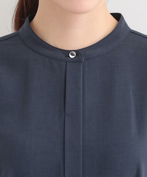 SHOO・LA・RUE（シューラルー）の「【多機能/S-LL】ウエストタックワンピース（ワンピース・レディース・ネイビー/ベージュ・04/03/02/01）」の14枚目の写真