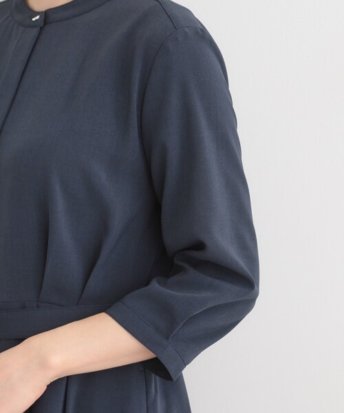 SHOO・LA・RUE（シューラルー）の「【多機能/S-LL】ウエストタックワンピース（ワンピース・レディース・ネイビー/ベージュ・04/03/02/01）」の15枚目の写真