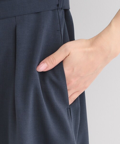 SHOO・LA・RUE（シューラルー）の「【多機能/S-LL】ウエストタックワンピース（ワンピース・レディース・ネイビー/ベージュ・04/03/02/01）」の16枚目の写真