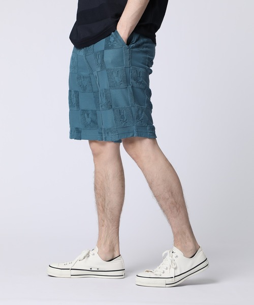 Psycho Bunny(サイコバニー)の「パイルジャカード チェック柄 ショートパンツ(その他パンツ・メンズ・ネイビー/ダークブルー・MEDIUM/X-LARGE/LARGE)」の8枚目の写真