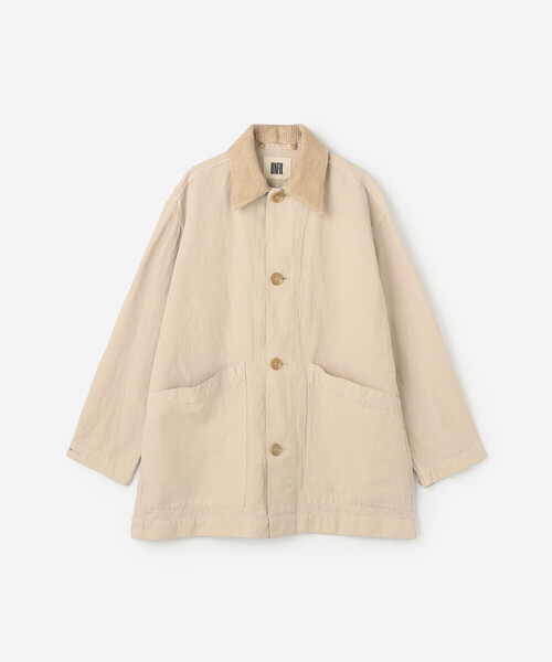 UNFIL(アンフィル)の「UNFIL | ガーメントダイ カバーオールジャケット WOMEN(カバーオール・レディース・ベージュ/ブラウン・0)」の3枚目の写真