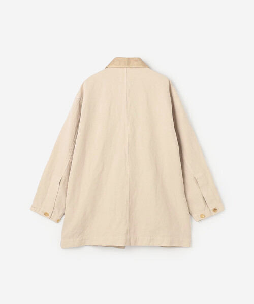 UNFIL(アンフィル)の「UNFIL | ガーメントダイ カバーオールジャケット WOMEN(カバーオール・レディース・ベージュ/ブラウン・0)」の4枚目の写真