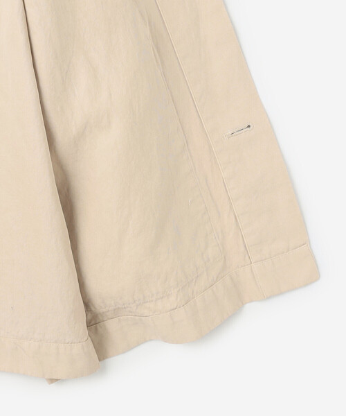 UNFIL(アンフィル)の「UNFIL | ガーメントダイ カバーオールジャケット WOMEN(カバーオール・レディース・ベージュ/ブラウン・0)」の9枚目の写真