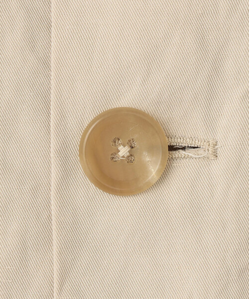 UNFIL(アンフィル)の「UNFIL | ガーメントダイ カバーオールジャケット WOMEN(カバーオール・レディース・ベージュ/ブラウン・0)」の10枚目の写真