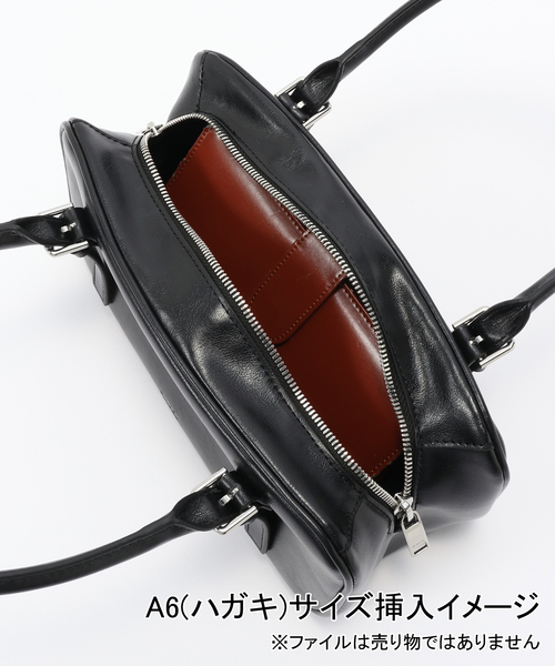 JOURNAL STANDARD（ジャーナルスタンダード）の「【STAND OIL/スタンドオイル】Square Bowling Bag（ショルダーバッグ・レディース・ブラック/ベージュ・FREE）」の7枚目の写真