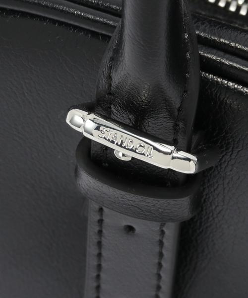 JOURNAL STANDARD（ジャーナルスタンダード）の「【STAND OIL/スタンドオイル】Square Bowling Bag（ショルダーバッグ・レディース・ブラック/ベージュ・FREE）」の13枚目の写真