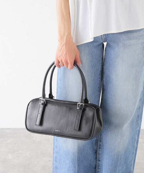 JOURNAL STANDARD（ジャーナルスタンダード）の「【STAND OIL/スタンドオイル】Square Bowling Bag（ショルダーバッグ・レディース・ブラック/ベージュ・FREE）」の18枚目の写真