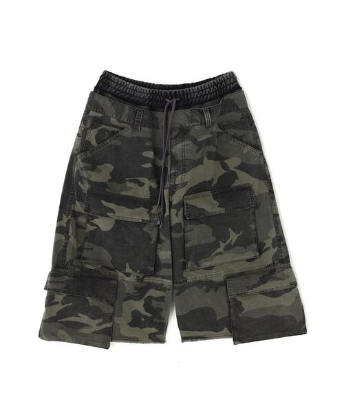 FR(13)NDS（フレンズ）の「FR(13)NDS /フレンズ/WAIST LAYER CARGO SHORTS（カーゴパンツ・メンズ・その他2/ブラック・M/L）」の2枚目の写真