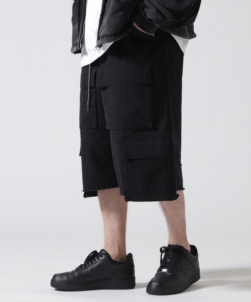 FR(13)NDS（フレンズ）の「FR(13)NDS /フレンズ/WAIST LAYER CARGO SHORTS（カーゴパンツ・メンズ・その他2/ブラック・M/L）」の3枚目の写真