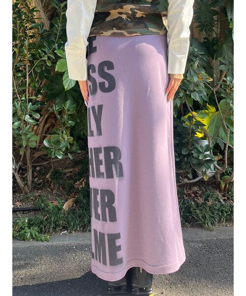 Oriens JOURNAL STANDARD（オリエンス ジャーナルスタンダード）の「《追加》ロゴロングスカート（スカート・レディース・グレー・FREE）」の22枚目の写真