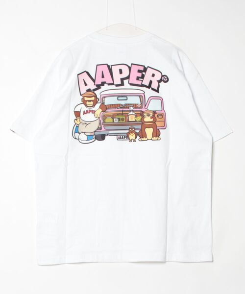 AAPE BY A BATHING APE（エーエイプバイアベイシングエイプ）の「AAPER "DRIVING AAPER 2" TEE（Tシャツ/カットソー・メンズ・ブラック/ホワイト・SMALL/LARGE/X-LARGE/XX-LARGE/MEDIUM）」の10枚目の写真