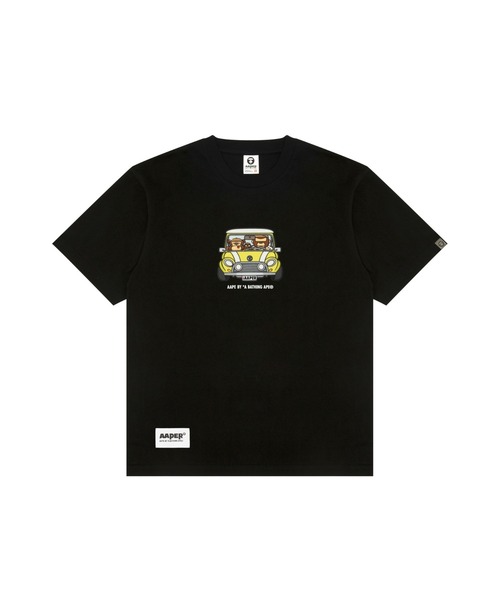 AAPE BY A BATHING APE（エーエイプバイアベイシングエイプ）の「AAPER "DRIVING AAPER 2" TEE（Tシャツ/カットソー・メンズ・ブラック/ホワイト・SMALL/LARGE/X-LARGE/XX-LARGE/MEDIUM）」の2枚目の写真