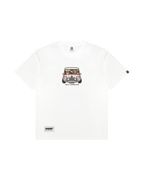 AAPE BY A BATHING APE（エーエイプバイアベイシングエイプ）の「AAPER "DRIVING AAPER 2" TEE（Tシャツ/カットソー・メンズ・ブラック/ホワイト・SMALL/LARGE/X-LARGE/XX-LARGE/MEDIUM）」の3枚目の写真