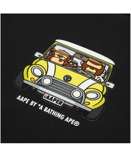 AAPE BY A BATHING APE（エーエイプバイアベイシングエイプ）の「AAPER "DRIVING AAPER 2" TEE（Tシャツ/カットソー・メンズ・ブラック/ホワイト・SMALL/LARGE/X-LARGE/XX-LARGE/MEDIUM）」の7枚目の写真