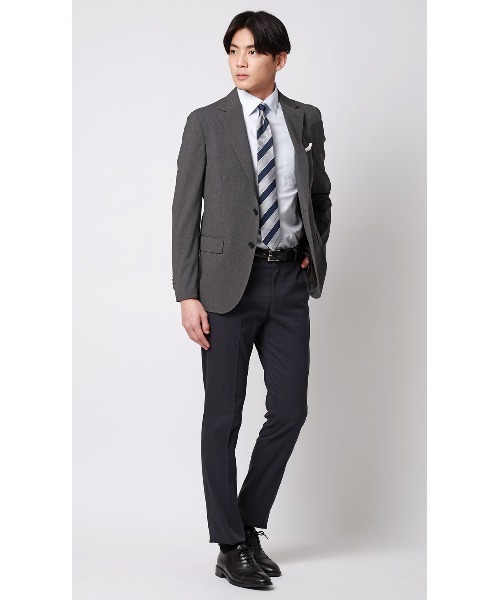 AOYAMA(アオヤマ)の「ビジネスでも使いやすいひんやりドレスチノ スタイリッシュスラックス【ノータック】【COOLMOTION】(スラックス・メンズ・ネイビー/ベージュ・3L/LL/L/M/S)」の22枚目の写真
