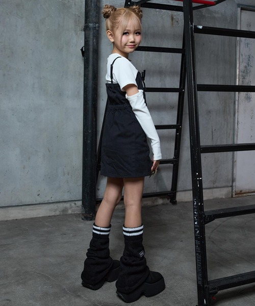 ANAP kids（アナップキッズ）の「スピンドルストレッチワンピース（ワンピース・キッズ・ブルー/ブラック・130/120/110）」の17枚目の写真