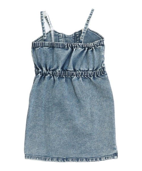 ANAP kids（アナップキッズ）の「スピンドルストレッチワンピース（ワンピース・キッズ・ブルー/ブラック・130/120/110）」の7枚目の写真