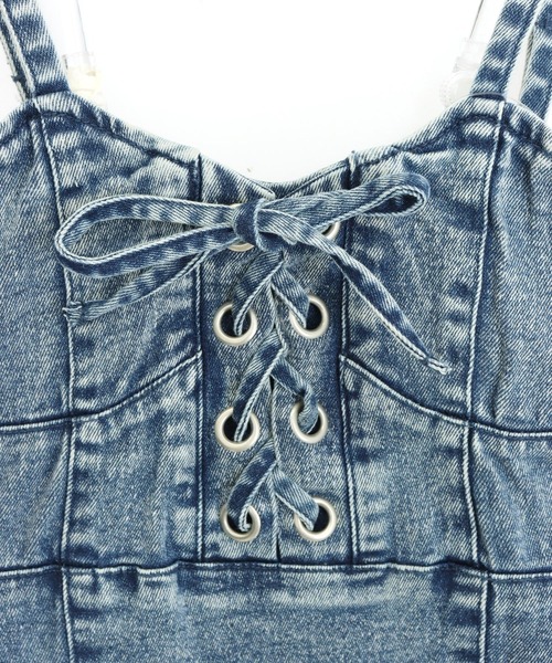 ANAP kids（アナップキッズ）の「スピンドルストレッチワンピース（ワンピース・キッズ・ブルー/ブラック・130/120/110）」の11枚目の写真