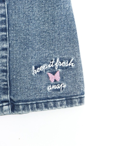 ANAP kids（アナップキッズ）の「スピンドルストレッチワンピース（ワンピース・キッズ・ブルー/ブラック・130/120/110）」の13枚目の写真