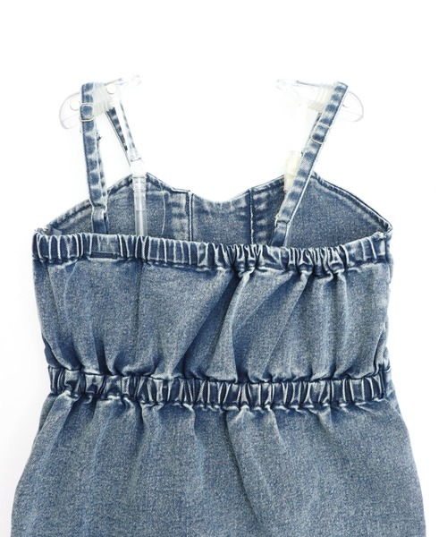 ANAP kids（アナップキッズ）の「スピンドルストレッチワンピース（ワンピース・キッズ・ブルー/ブラック・130/120/110）」の10枚目の写真
