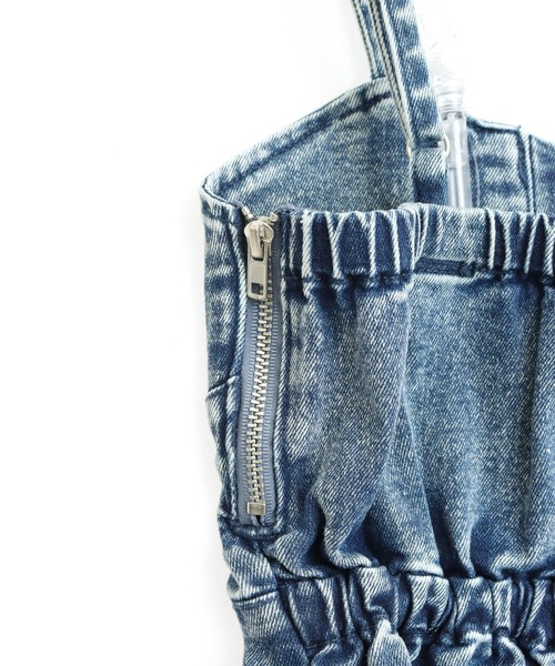 ANAP kids（アナップキッズ）の「スピンドルストレッチワンピース（ワンピース・キッズ・ブルー/ブラック・130/120/110）」の12枚目の写真