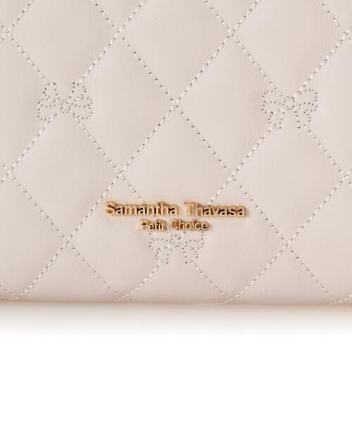 Samantha Thavasa Petit Choice(サマンサタバサ プチチョイス)の「リボンキルト 折財布(財布・レディース・ブラック/ブラウン/オフホワイト/ピンク・FREE)」の14枚目の写真