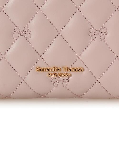 Samantha Thavasa Petit Choice(サマンサタバサ プチチョイス)の「リボンキルト 折財布(財布・レディース・ブラック/ブラウン/オフホワイト/ピンク・FREE)」の20枚目の写真