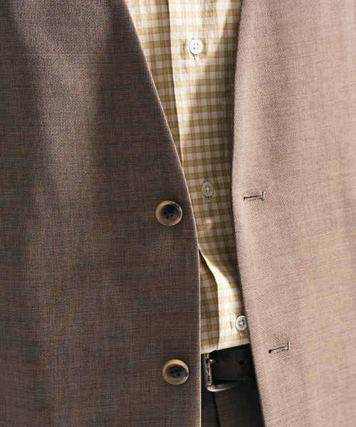 417 EDIFICE(フォーワンセブンエディフィス)の「【EVALET / エバレット】メッシュ カーディガンジャケット "セットアップ着用可能"(ノーカラージャケット・メンズ・グレー/チャコールグレー/ベージュ・LARGE/MEDIUM/SMALL)」の10枚目の写真