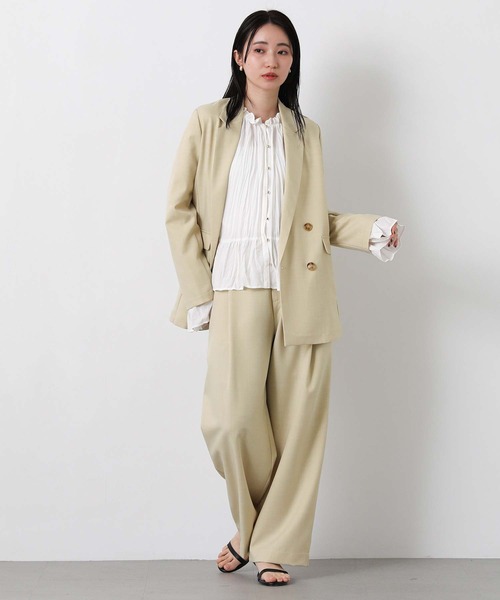 Gready Brilliant（グレディブリリアン）の「クリアトロタックワイドパンツ（その他パンツ・レディース・ライトグレー/ライトベージュ・FREE）」の16枚目の写真