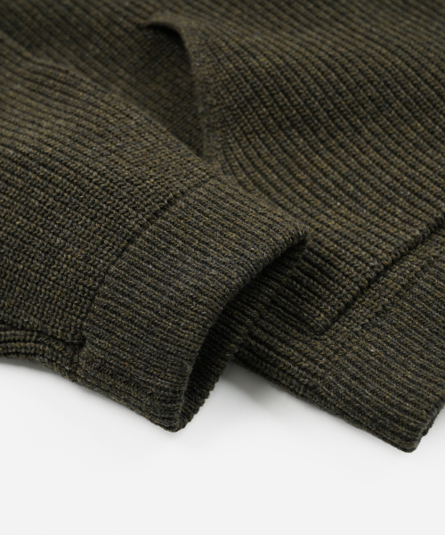 FRIZMWORKS(フリズムワークス)の「ULTRA HEAVYWEIGHT COLLAR CARDIGAN _ FOREST GREEN(カーディガン/ボレロ・メンズ・その他・SMALL/MEDIUM/LARGE/X-LARGE)」の6枚目の写真