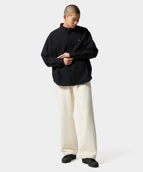 HUF(ハフ)の「MEGABLAST LS SHIRT(シャツ/ブラウス・メンズ・ブラック/ホワイト/ピンク・S/M/L/XXL/XL)」の14枚目の写真