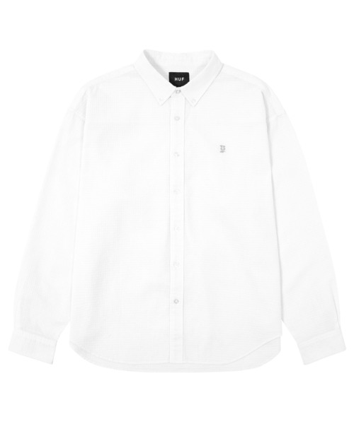 HUF(ハフ)の「MEGABLAST LS SHIRT(シャツ/ブラウス・メンズ・ブラック/ホワイト/ピンク・S/M/L/XXL/XL)」の5枚目の写真