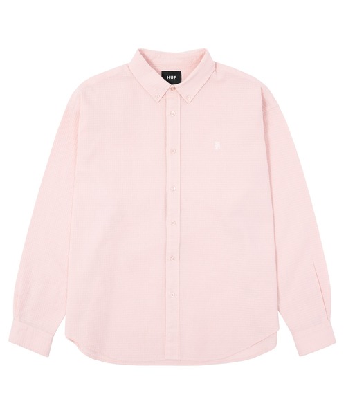 HUF(ハフ)の「MEGABLAST LS SHIRT(シャツ/ブラウス・メンズ・ブラック/ホワイト/ピンク・S/M/L/XXL/XL)」の9枚目の写真