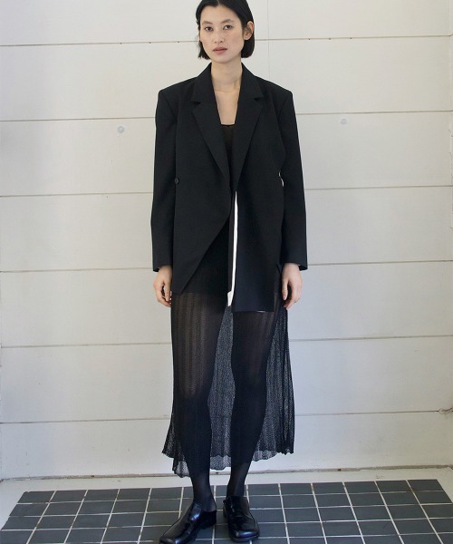 TELOPLAN(テーロプラン)の「【TELOPLAN】Ismet Knit Dress / イスメトドレス(ドレス・レディース・ミント/ブラック/ホワイト・ONE SIZE)」の5枚目の写真