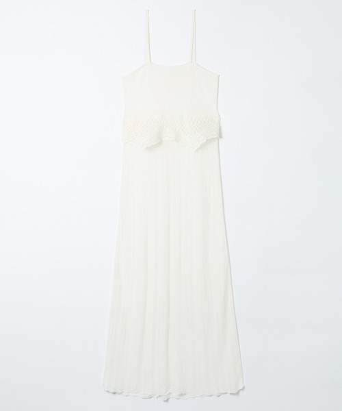 TELOPLAN(テーロプラン)の「【TELOPLAN】Ismet Knit Dress / イスメトドレス(ドレス・レディース・ミント/ブラック/ホワイト・ONE SIZE)」の10枚目の写真