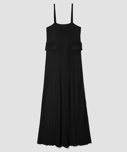 TELOPLAN(テーロプラン)の「【TELOPLAN】Ismet Knit Dress / イスメトドレス(ドレス・レディース・ミント/ブラック/ホワイト・ONE SIZE)」の7枚目の写真