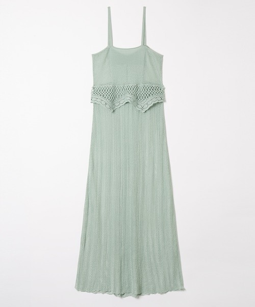 TELOPLAN(テーロプラン)の「【TELOPLAN】Ismet Knit Dress / イスメトドレス(ドレス・レディース・ミント/ブラック/ホワイト・ONE SIZE)」の11枚目の写真