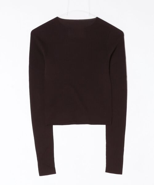 TODAYFUL（トゥデイフル）の「Compact Smooth Knit 12610510（ニット/セーター・メンズ・ブラウン/ブラック/オフホワイト・FREE）」の4枚目の写真