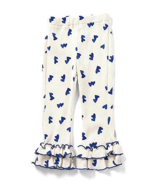 apres les cours（アプレレクール）の「【WEB限定】ワッフルフリルレギンス（その他パンツ・キッズ・アイボリー/ミント/その他2/グリーン/ブラウン/イエロー/オレンジ/ブラック/クリーム/ブルー・120/110/100/90/80/130）」の15枚目の写真