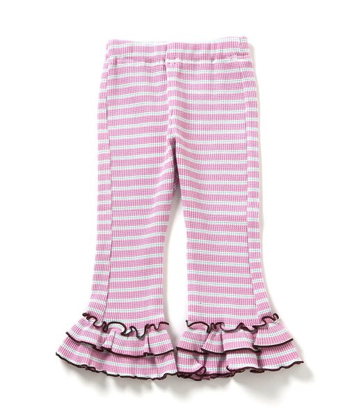 apres les cours（アプレレクール）の「【WEB限定】ワッフルフリルレギンス（その他パンツ・キッズ・アイボリー/ミント/その他2/グリーン/ブラウン/イエロー/オレンジ/ブラック/クリーム/ブルー・120/110/100/90/80/130）」の21枚目の写真