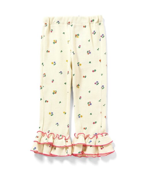 apres les cours（アプレレクール）の「【WEB限定】ワッフルフリルレギンス（その他パンツ・キッズ・アイボリー/ミント/その他2/グリーン/ブラウン/イエロー/オレンジ/ブラック/クリーム/ブルー・120/110/100/90/80/130）」の17枚目の写真