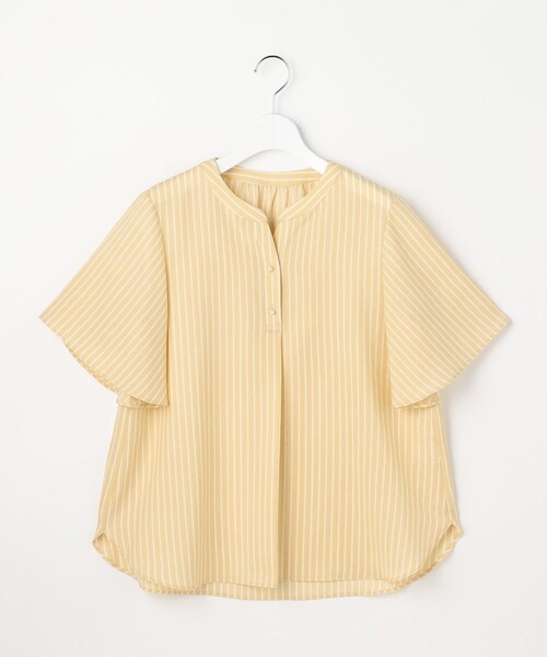 ANY SIS（エニィスィス）の「スムージーポリエステル スキッパー ブラウス（シャツ/ブラウス・レディース・ホワイト系1/ライトイエロー系1/ネイビー系/ライトグリーン系・MEDIUM）」の15枚目の写真