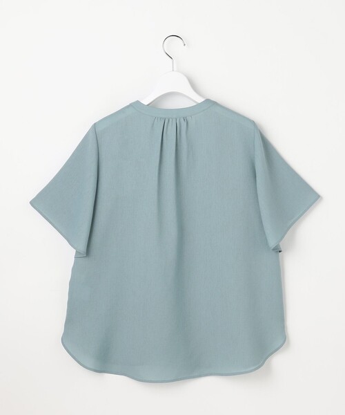 ANY SIS（エニィスィス）の「スムージーポリエステル スキッパー ブラウス（シャツ/ブラウス・レディース・ホワイト系1/ライトイエロー系1/ネイビー系/ライトグリーン系・MEDIUM）」の16枚目の写真