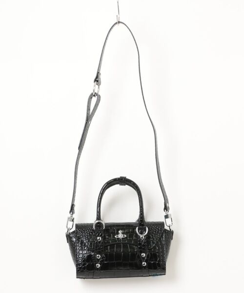 Vivienne Westwood(ヴィヴィアンウエストウッド)の「BETTINA MINI CROSSBODY(ショルダーバッグ・レディース・ブラック・FREE)」の1枚目の写真