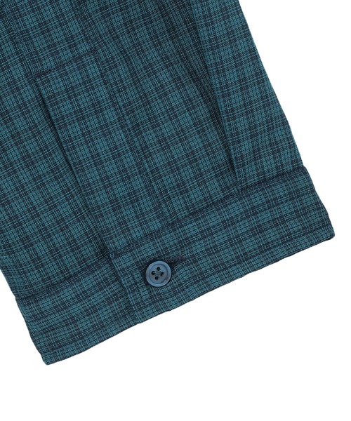 TOKYO SHIRTS（トウキョウシャツ）の「【Pitta Re:)】ふわっとガーゼシャツ レギュラーシルエット 七分袖 綿100% レディース カジュアルシャツ（シャツ/ブラウス・レディース・グリーン・L/M/S）」の4枚目の写真