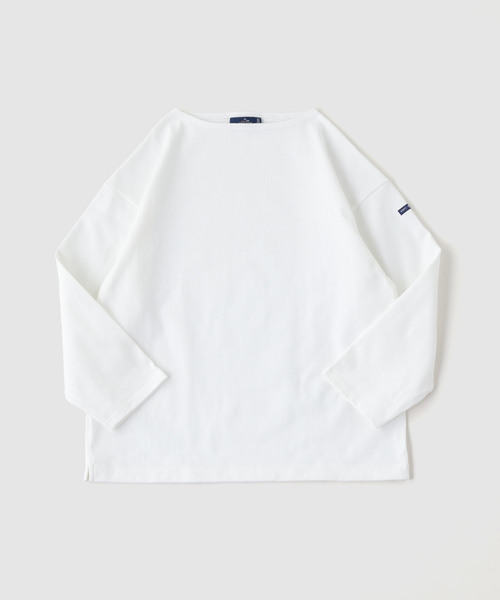 SAINT JAMES（セントジェームス）の「SAINT JAMES / セントジェームス OUESSANT LOOSE（Tシャツ/カットソー・メンズ・ブラック/ホワイト/その他10/マルチ・6/5）」の2枚目の写真